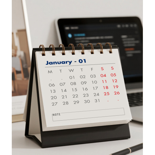 Customized printable monthly calendar