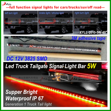 truck suv rear brake signal light bar sealed led function 49 inch 60inch tail light bar for pickup truck