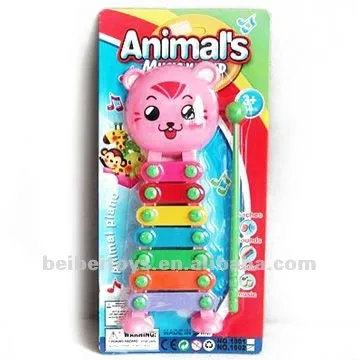 Plastic Cartoon Xylophone Toy