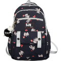 Mochila de la escuela de niñas espacios