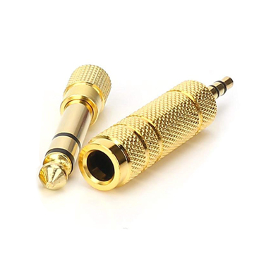 6.5mm to 3.5mm Audio Cable Adapter: Jack To Plug Converter Amplifier for Stereo AUX Connections