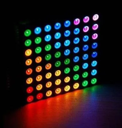 5mm Rgb Full Color Dot Matrix Led Displays ,used For Indoor Led Screen