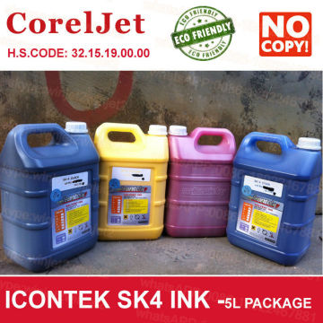 SPT minolta digital printer spt sk4 ink tinta para gigantografia infiniti/ Icontek sk4 ink solvent ink for spt printhead