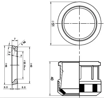 waterproof ip67 t10 lamp holder light socket