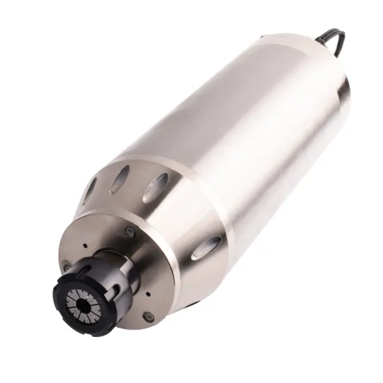 High-Speed 7.5KW Electric Spindle Motor for Fine Engraving and Stone Work with ER32, Water Cooling System