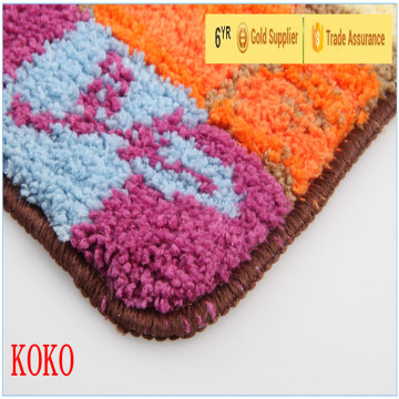 decorative high quality china washable floor carpet