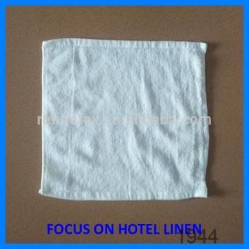 100% cotton white hotel face towel plain jacquard
