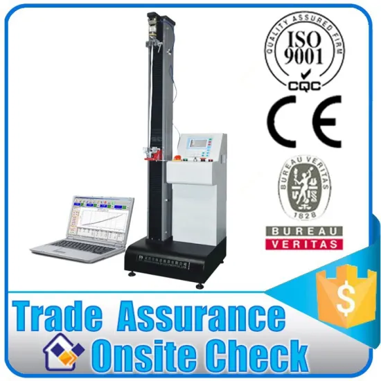 Floor stand control textile tensile testing instrument