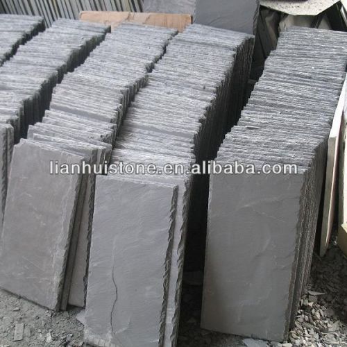 Grey slate roof tiles