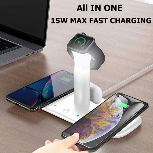 Qi Standaard draadloze oplader Dual Wireless Charging Pad