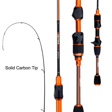 Ultralight Carbon Fiber Fishing Rods - OEM ODM 1.68m to 1.8m 2 Section Casting & Spinning Rods