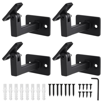 4 Pack Adjustable Handrail Bracket for Stairs