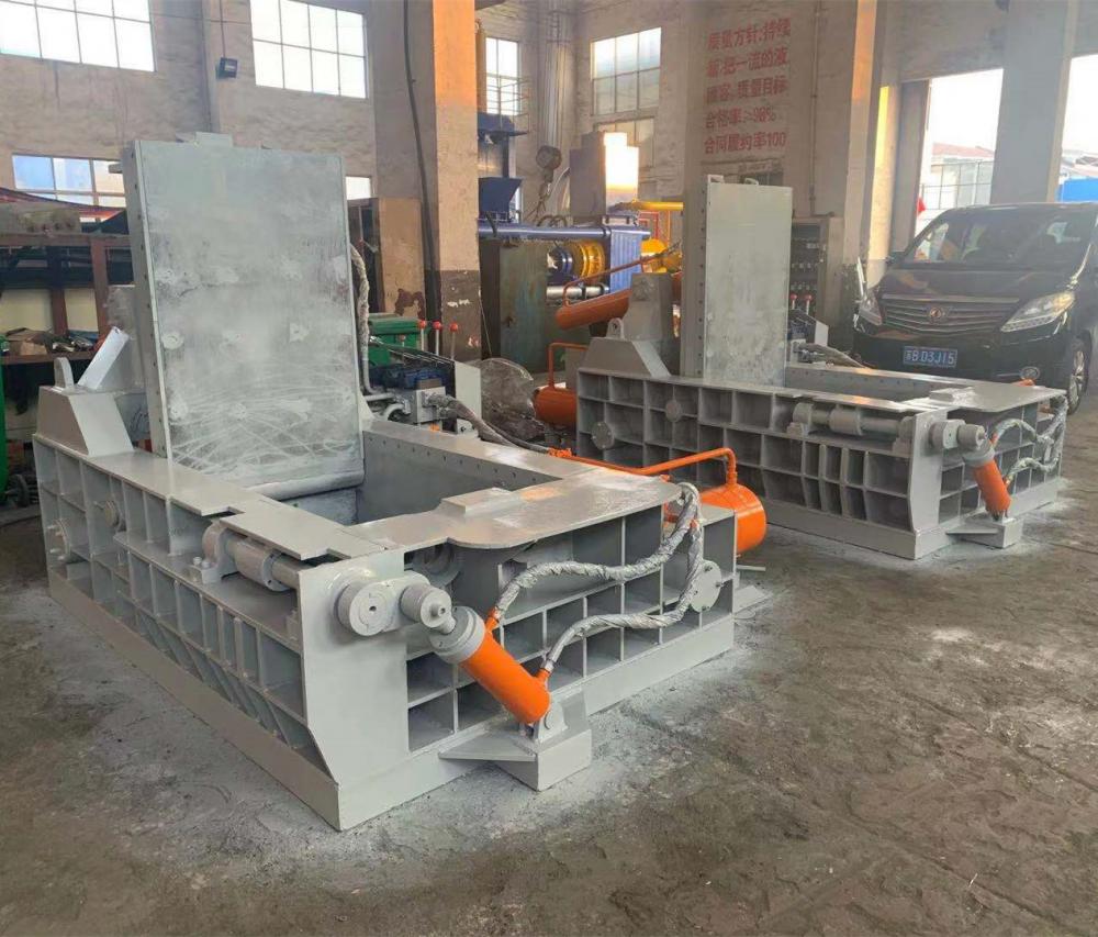 Stainless Steel Turning Leftover Metal Hydraulic Metal Baler