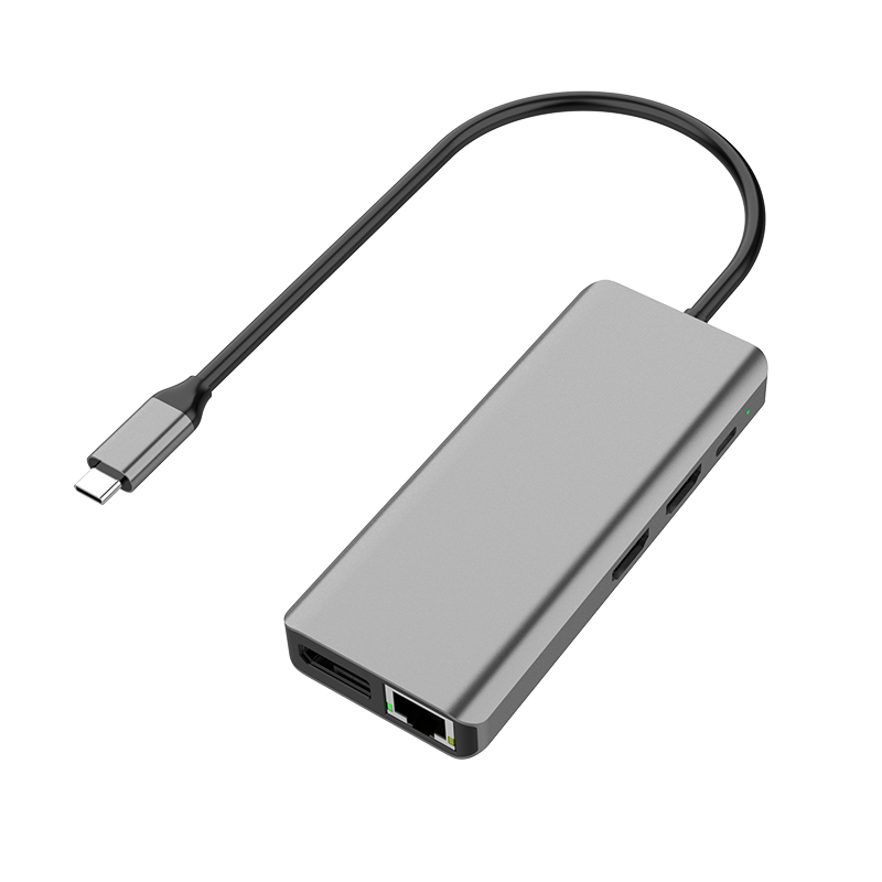 Estación de muelle Multiport con 4K HDMI USB3.0 RJ45