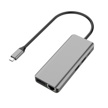 Estação de dock multiporta com 4K HDMI USB3.0 RJ45