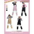 Ski Bib Pants Women Snowboard Waterproof