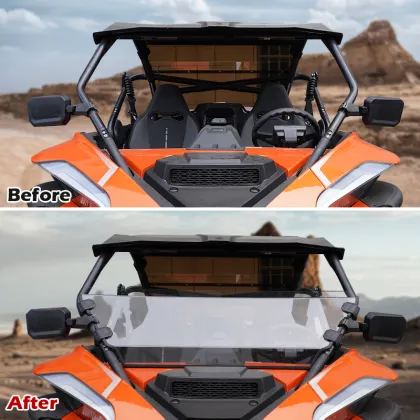 Yongjin Front Half Windshield for CFMOTO ZForce 950 Models (2020-2024)