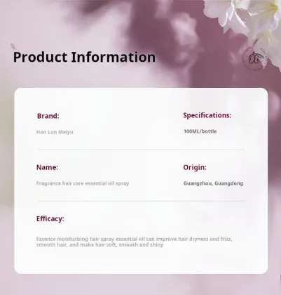 Hunmui Shiny Hair Care Essential Oil Spray