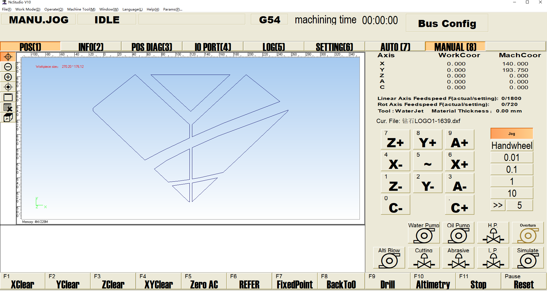 Ncstudio Waterjet Software