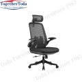 Executive office chair with headrest