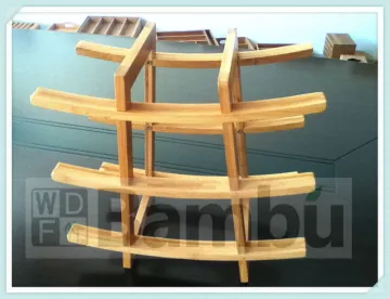 New Product for 2014 Moso Bamboo 9-Bottle Wine Rack