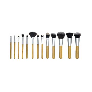 13 PCs kompaktes natürliches Holz Haar Make -up Set