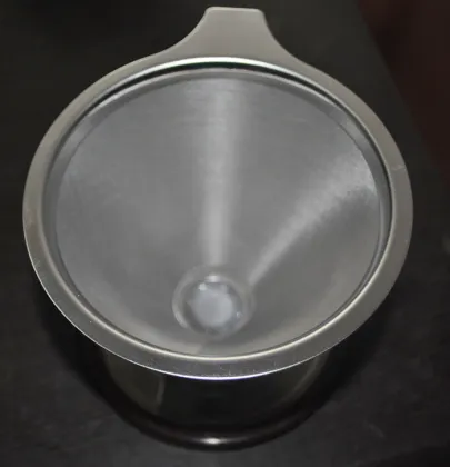 ultra fine high quality pour over coffee filter cone dripper with coffee stand