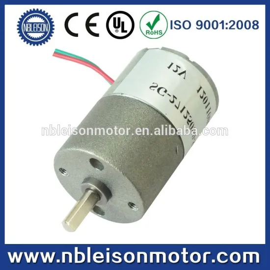 27mm low noise long life good price 6v brushed dc gear motor