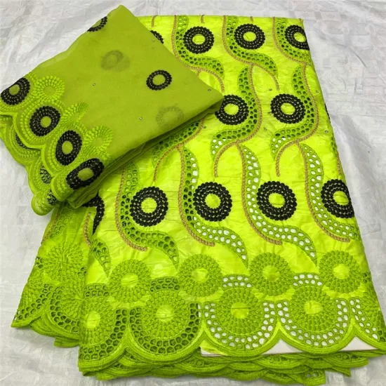 African bazin riche fabric with beads Latest fashion embroidery bazin lace fabric with net lace 7 yards HL041602