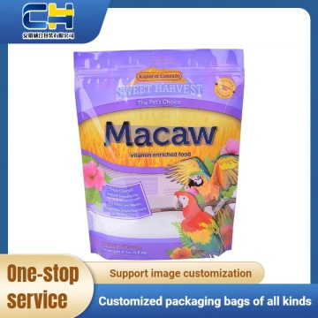 Durable Pet Food Packaging with Zipper Closure