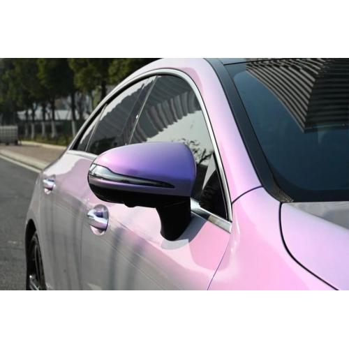 PET Phantom Grey Charm Purple Car Vinyl Wrap