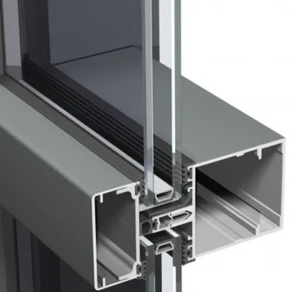 Outdoor Majestic Emporium Curved Glass Curtain Wall Structural System