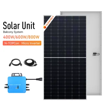 Plug and Play Balcony Power System: 400W-800W Grid-Tie with Micro Inverter