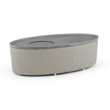 NEW design Oval wooden end table