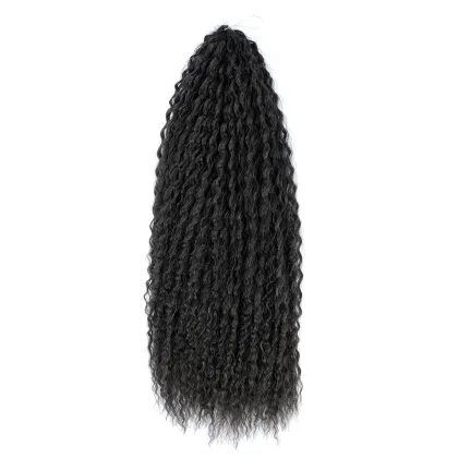 Brazilian Afro Curly End Hair Extensions Afro Kinky Synthetic Hair Fringes Straight itip Raw Virgin Hair