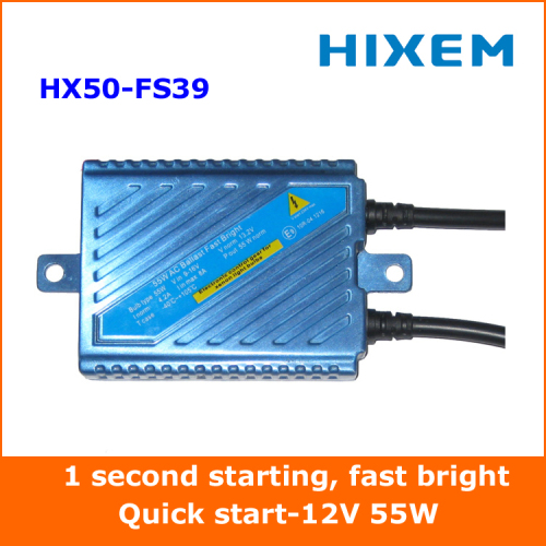 Fast Starting, Quick Start HID Ballast 12V 55W for HID Xenon Kits, Less Than 1% Defective Rate