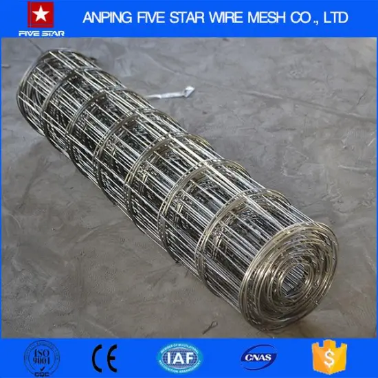 Low price 8 gauge 2x2 galvanized welded wire mesh for fence panel in 6 gauge