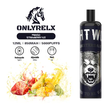 Wholesale Disposable vape Onlyrelx 5000 Puffs Tpd