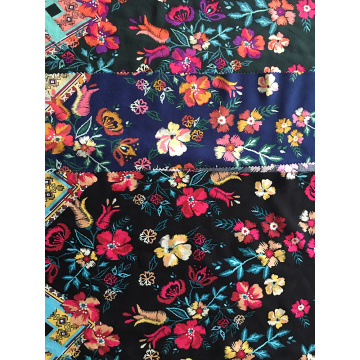 Broderi Design Rayon Poplin Shuttle 45S Printing Fabric
