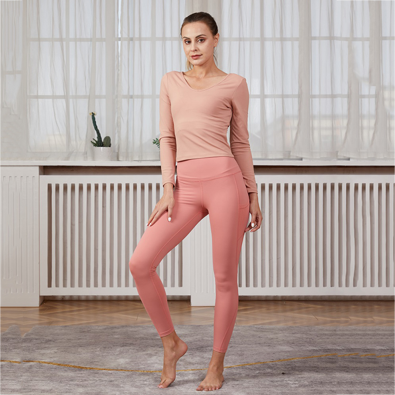 Fitness Yoga Sets Long Sleeve Fitness Women Sportswear