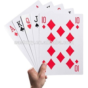 Eastony 8 x 12 polegadas Jumbo cartas de jogar