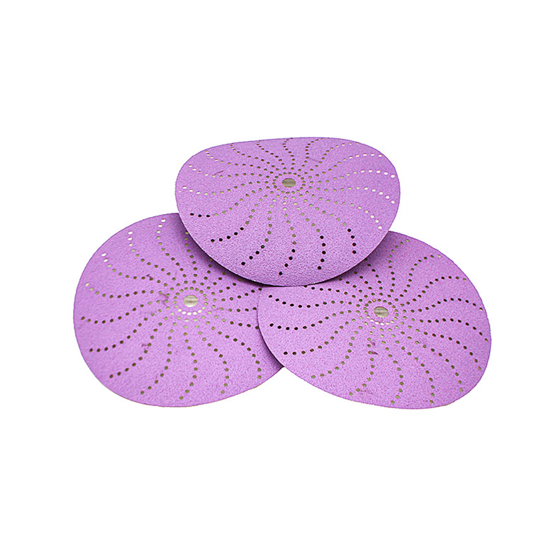 Purple Clean Hook and Loop Vacuum Sanding Disc