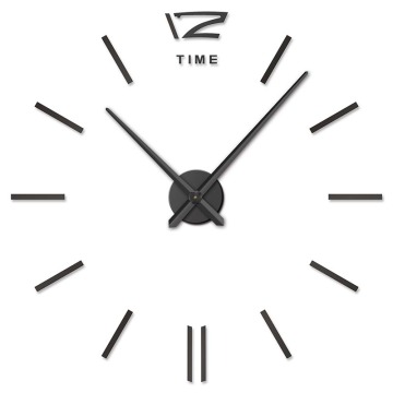 Digital Frameless Large DIY Wall Clock