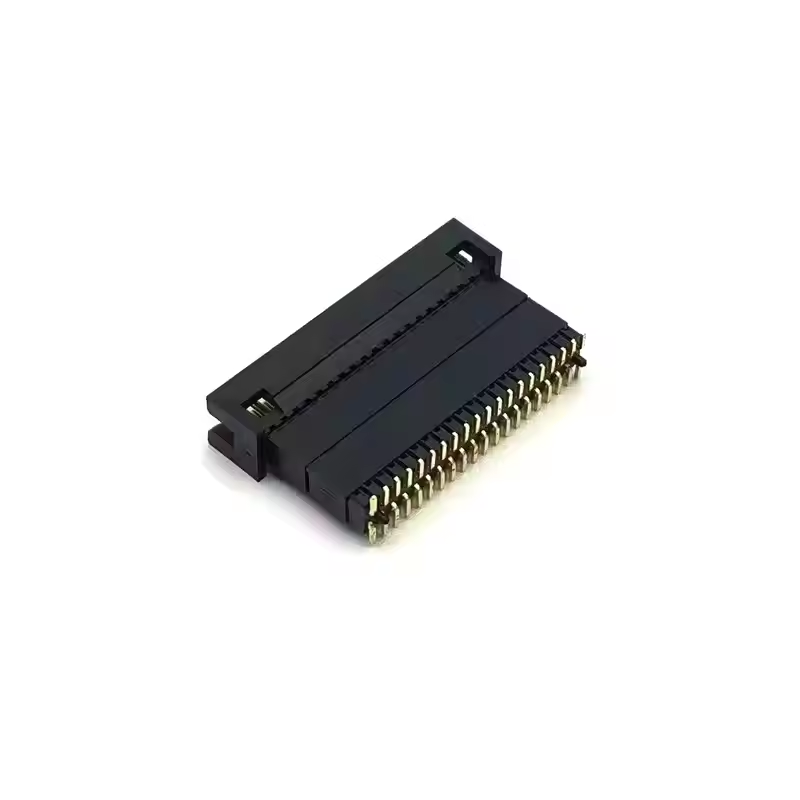 1.27mm Pitch Box Header Staight Stack Pin Header Plastic H16.8mm 10P-100P (1)