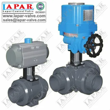 LPD11 Plastic Ball Valve Motorized actuator valve