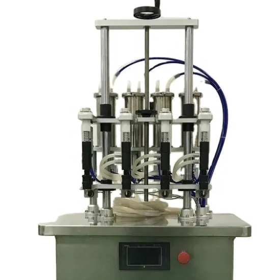 Semi-Automatic Vacuum Liquids Bottle Filling Machine