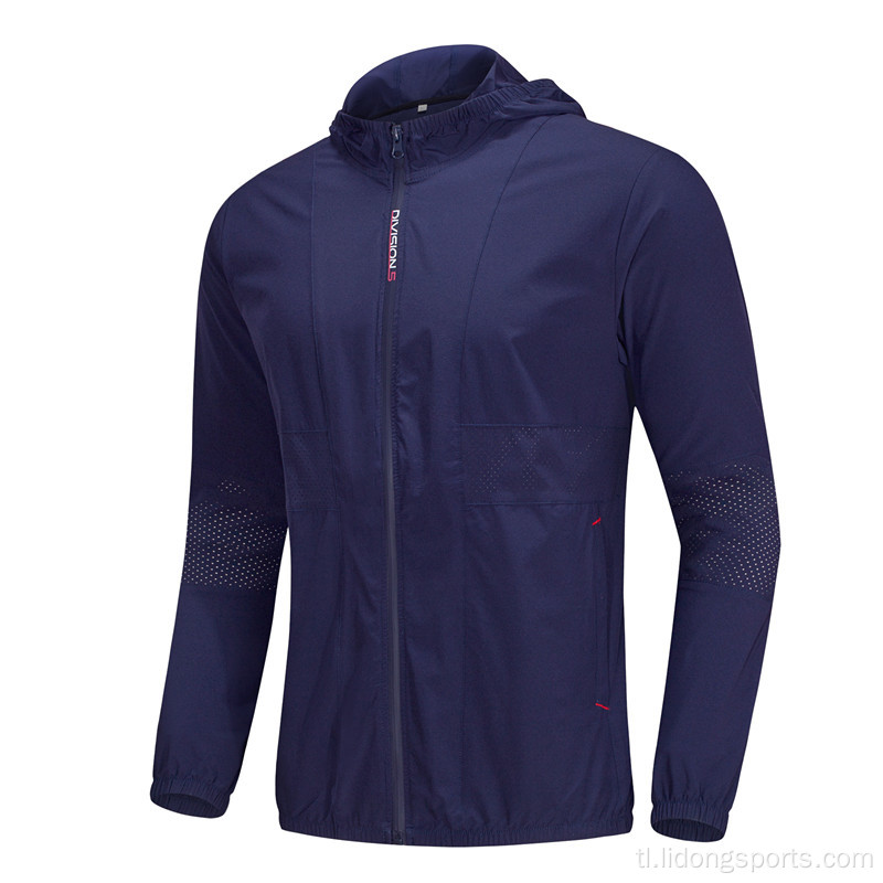 Bagong naka -istilong pasadyang logo plain zipper sport hoodie