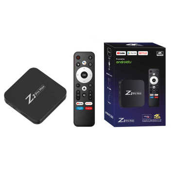 2024 Z2 PRO MAX TV Box - Android 10, 4K, 2GB+16GB, Bluetooth Voice Remote