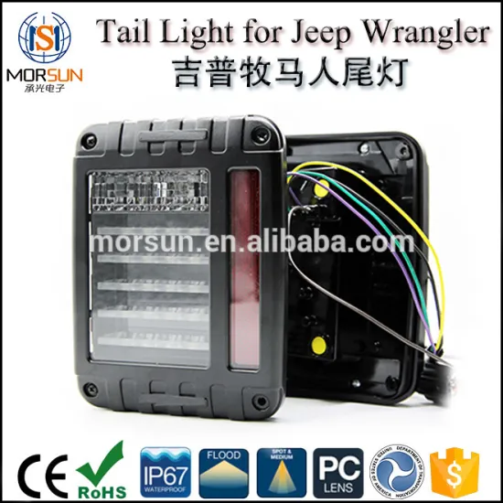 4x4 truck tail light square led tail light
