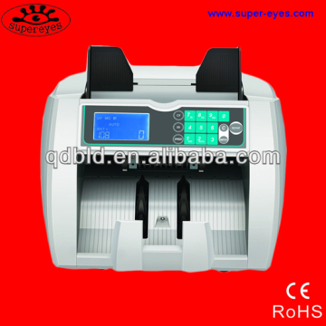 bill counter and money counter, banknote sorting machine with large LCD display